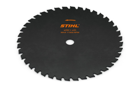 Tarcza tnąca do trawy GrassCut 250-40, śr otw. 25,4 mm