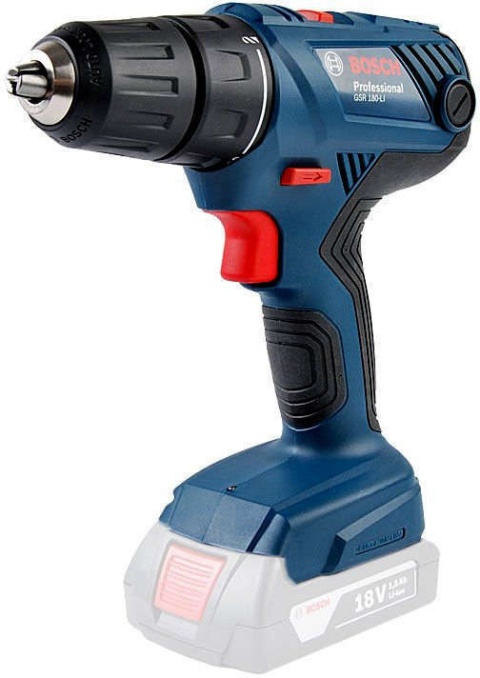 Wiertarko-wkrętarka akumulatorowa Bosch professional GSR 180-LI 2x2,0Ah + ładowarka AL 1820 CV + walizka