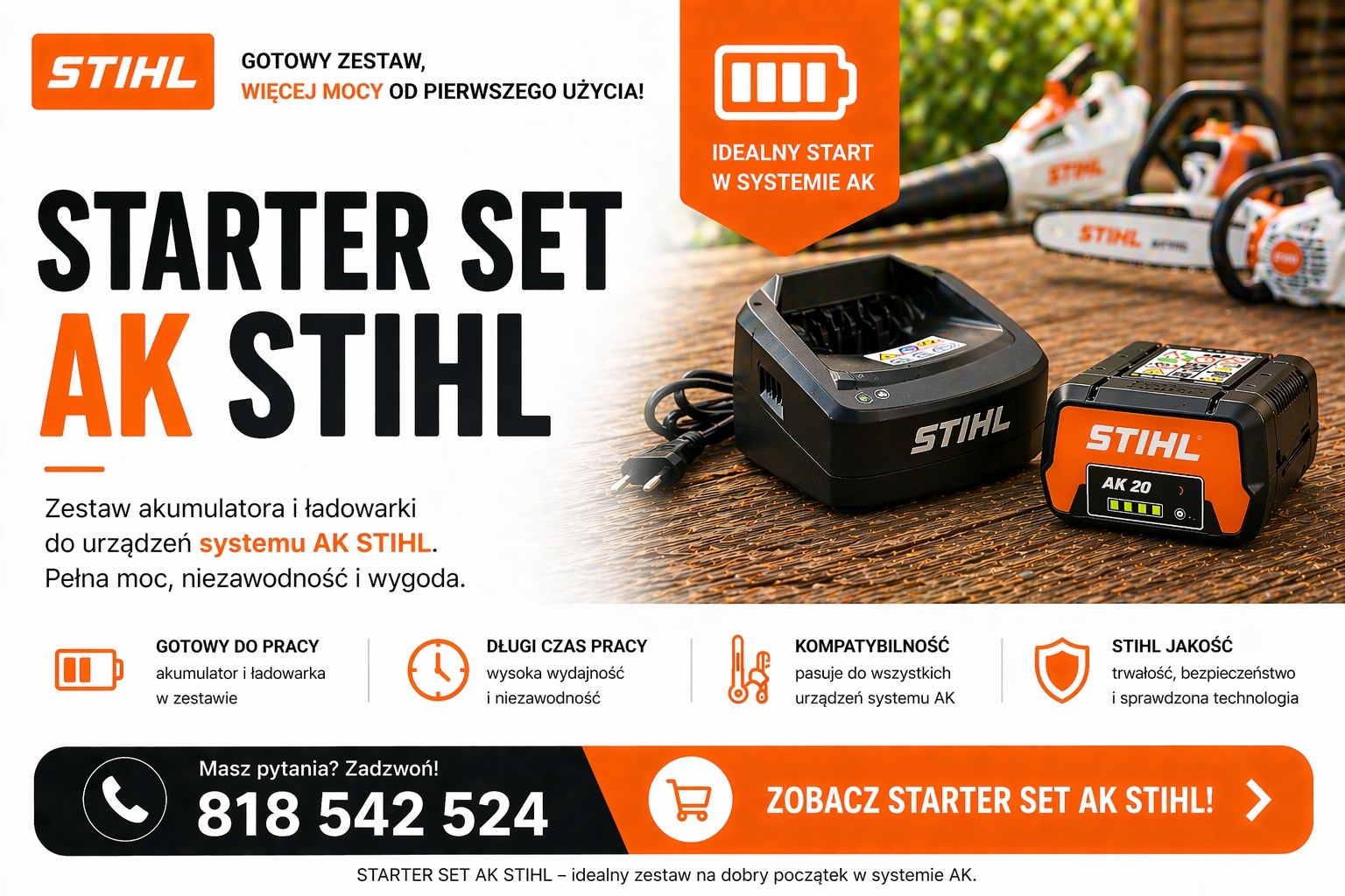 Orginalne zestawy STIHL STARTER SET